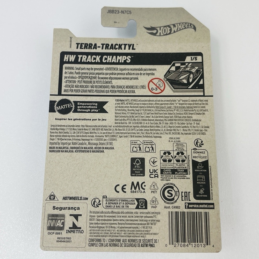 Hot Wheels Terra Tracktyl White Mattel 204/250 2025 HW Track Champs - Picture 6 of 9
